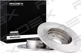 RIDEX 82B0376 - Brake Disc autospares.lv