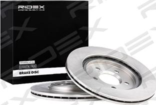 RIDEX 82B0378 - Brake Disc autospares.lv