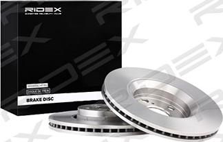 RIDEX 82B0296 - Brake Disc autospares.lv