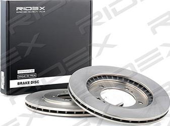 RIDEX 82B0291 - Brake Disc autospares.lv