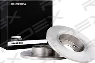 RIDEX 82B0248 - Brake Disc autospares.lv