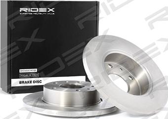 RIDEX 82B0790 - Brake Disc autospares.lv