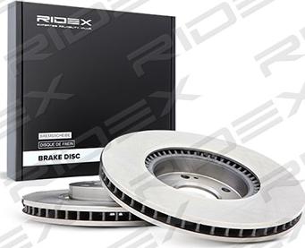 RIDEX 82B0752 - Brake Disc autospares.lv