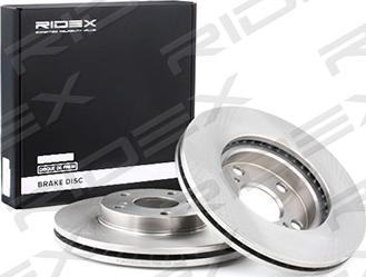 RIDEX 82B0735 - Brake Disc autospares.lv