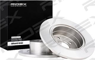 RIDEX 82B0738 - Brake Disc autospares.lv
