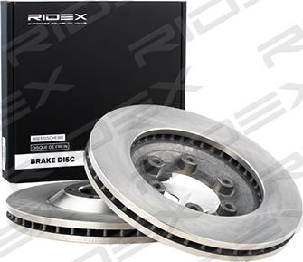 RIDEX 82B0733 - Brake Disc autospares.lv