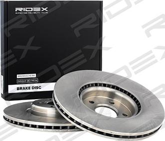 RIDEX 82B0724 - Brake Disc autospares.lv