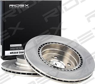 RIDEX 82B0776 - Brake Disc autospares.lv