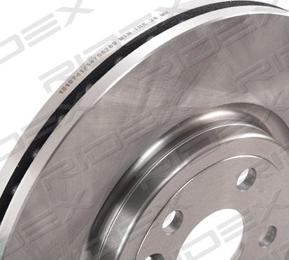 RIDEX 82B1919 - Brake Disc autospares.lv