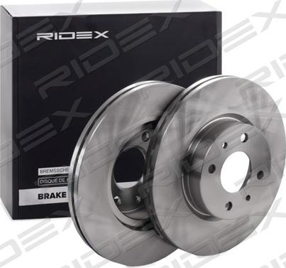 RIDEX 82B1437 - Brake Disc autospares.lv