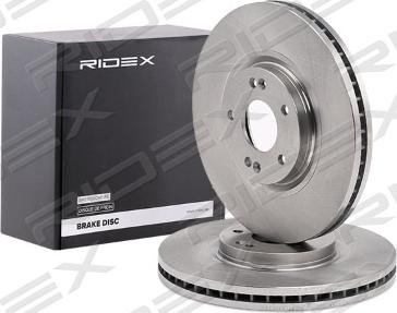 RIDEX 82B1622 - Brake Disc autospares.lv