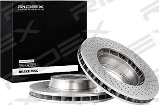 RIDEX 82B1054 - Brake Disc autospares.lv