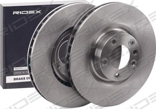 RIDEX 82B1018 - Brake Disc autospares.lv