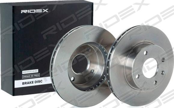 RIDEX 82B1198 - Brake Disc autospares.lv