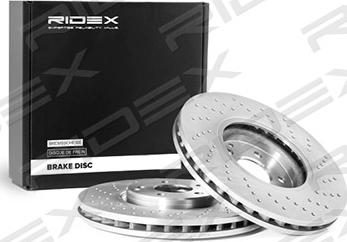 RIDEX 82B1139 - Brake Disc autospares.lv