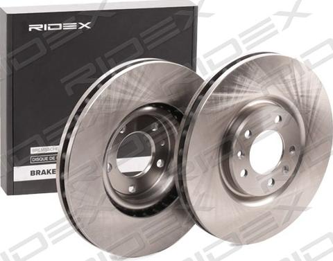 RIDEX 82B1393 - Brake Disc autospares.lv