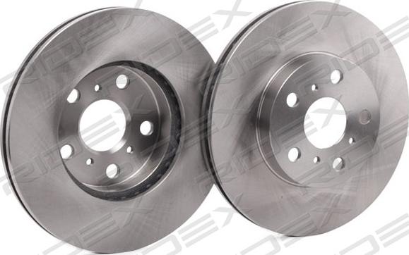 RIDEX 82B1331 - Brake Disc autospares.lv