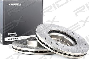 RIDEX 82B1253 - Brake Disc autospares.lv