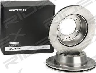 RIDEX 82B1236 - Brake Disc autospares.lv