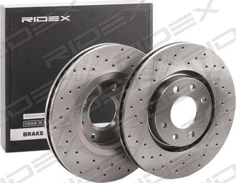 RIDEX 82B1743 - Brake Disc autospares.lv