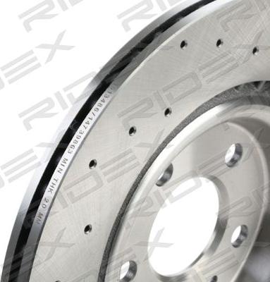 RIDEX 82B1784 - Brake Disc autospares.lv