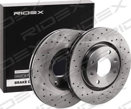 RIDEX 82B1728 - Brake Disc autospares.lv