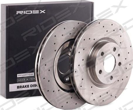 RIDEX 82B2556 - Brake Disc autospares.lv
