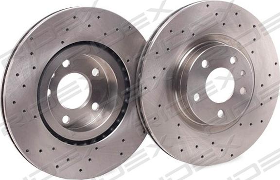 RIDEX 82B2556 - Brake Disc autospares.lv