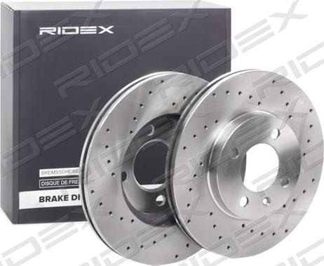 RIDEX 82B2310 - Brake Disc autospares.lv