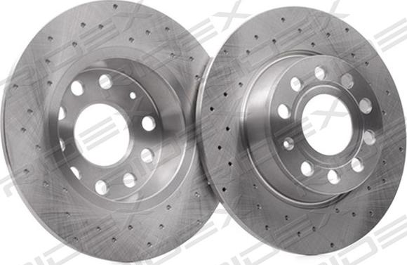 RIDEX 82B2382 - Brake Disc autospares.lv