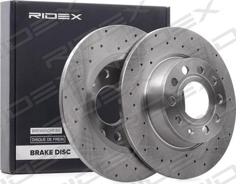 RIDEX 82B2382 - Brake Disc autospares.lv