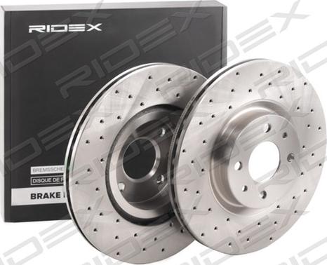 RIDEX 82B2298 - Brake Disc autospares.lv