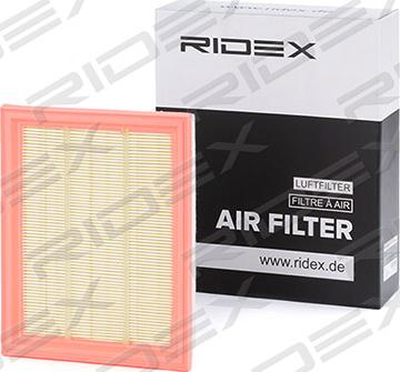 RIDEX 8A0404 - Air Filter, engine autospares.lv