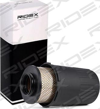 RIDEX 8A0487 - Air Filter, engine autospares.lv