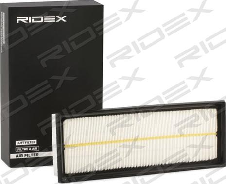 RIDEX 8A0502 - Air Filter, engine autospares.lv