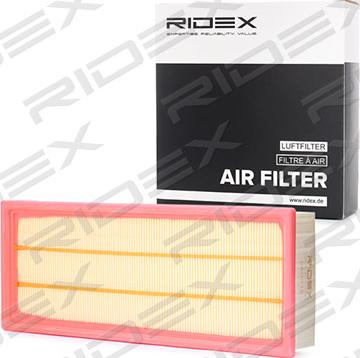 RIDEX 8A0518 - Air Filter, engine autospares.lv