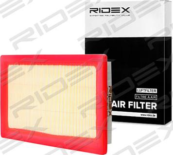 RIDEX 8A0512 - Air Filter, engine autospares.lv