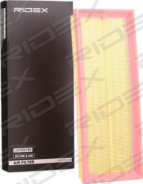 RIDEX 8A0689 - Air Filter, engine autospares.lv