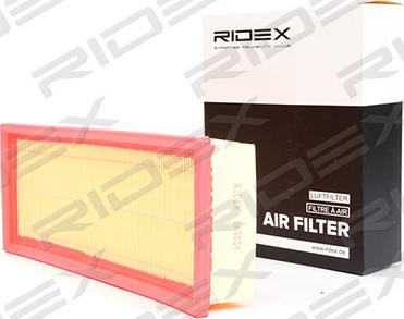 RIDEX 8A0059 - Air Filter, engine autospares.lv