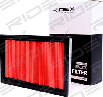 RIDEX 8A0006 - Air Filter, engine autospares.lv