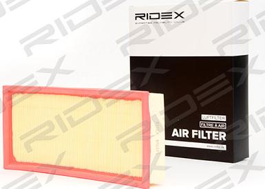 RIDEX 8A0075 - Air Filter, engine autospares.lv