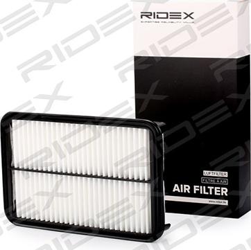 RIDEX 8A0196 - Air Filter, engine autospares.lv