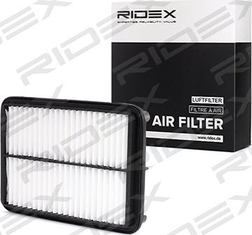 RIDEX 8A0161 - Air Filter, engine autospares.lv