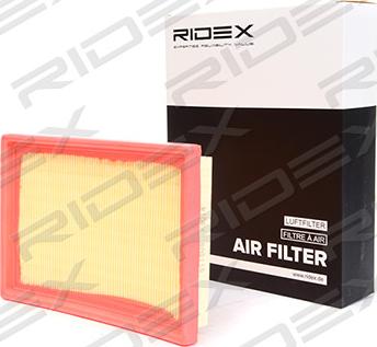 RIDEX 8A0110 - Air Filter, engine autospares.lv