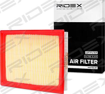 RIDEX 8A0393 - Air Filter, engine autospares.lv