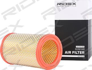 RIDEX 8A0364 - Air Filter, engine autospares.lv