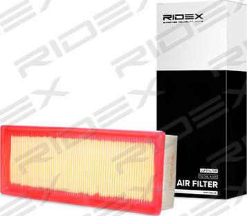 RIDEX 8A0370 - Air Filter, engine autospares.lv