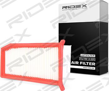 RIDEX 8A0258 - Air Filter, engine autospares.lv