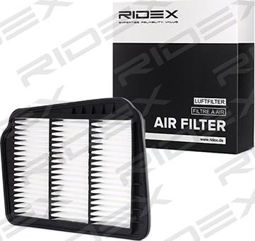 RIDEX 8A0204 - Air Filter, engine autospares.lv