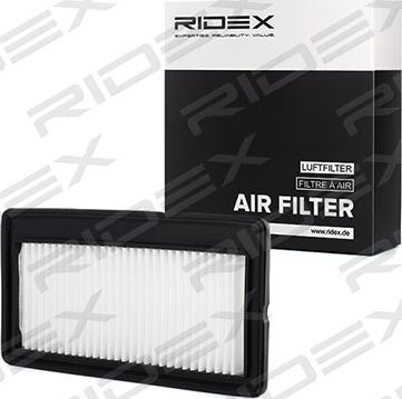 RIDEX 8A0212 - Air Filter, engine autospares.lv